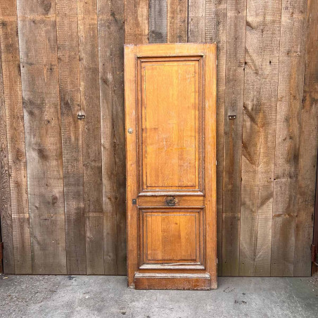 Porte ancienne en chêne 78x210 cm