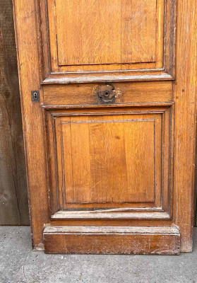 Porte ancienne en chêne 78x210 cm zoom