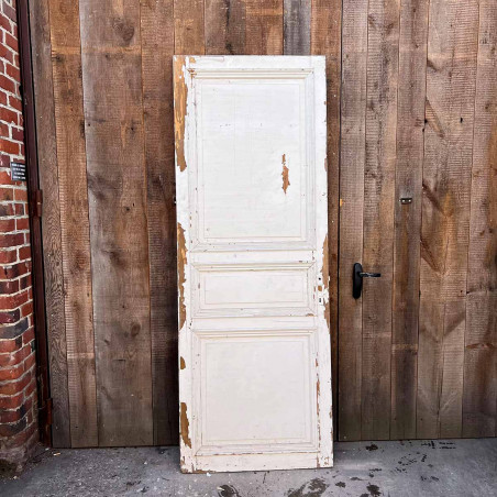 Porte ancienne en sapin 84x229 cm front