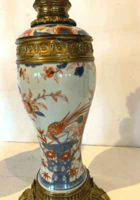 Paire de lampe en porcelaine de chine